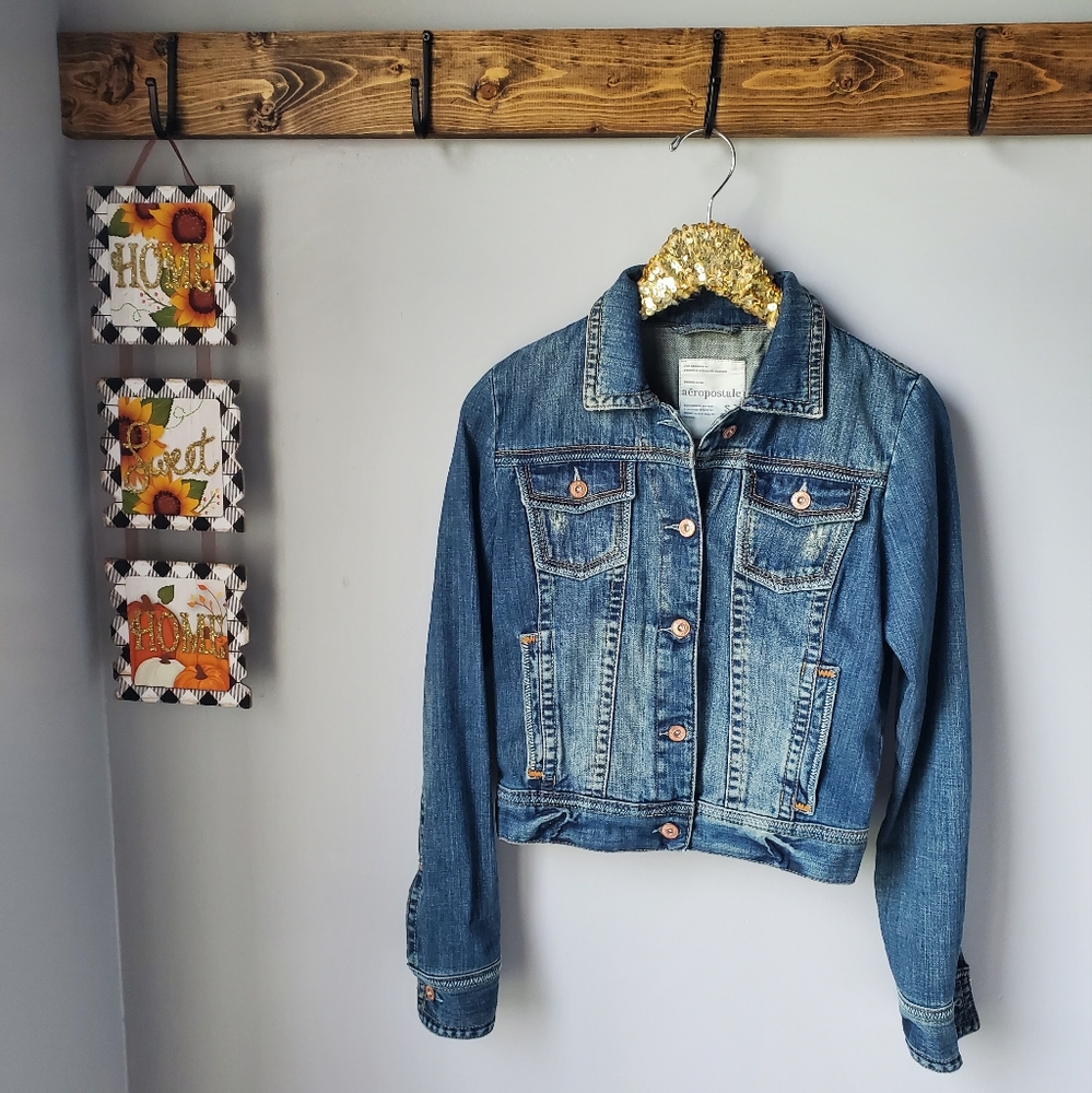 Aeropostale Denim/Jean Jacket Small